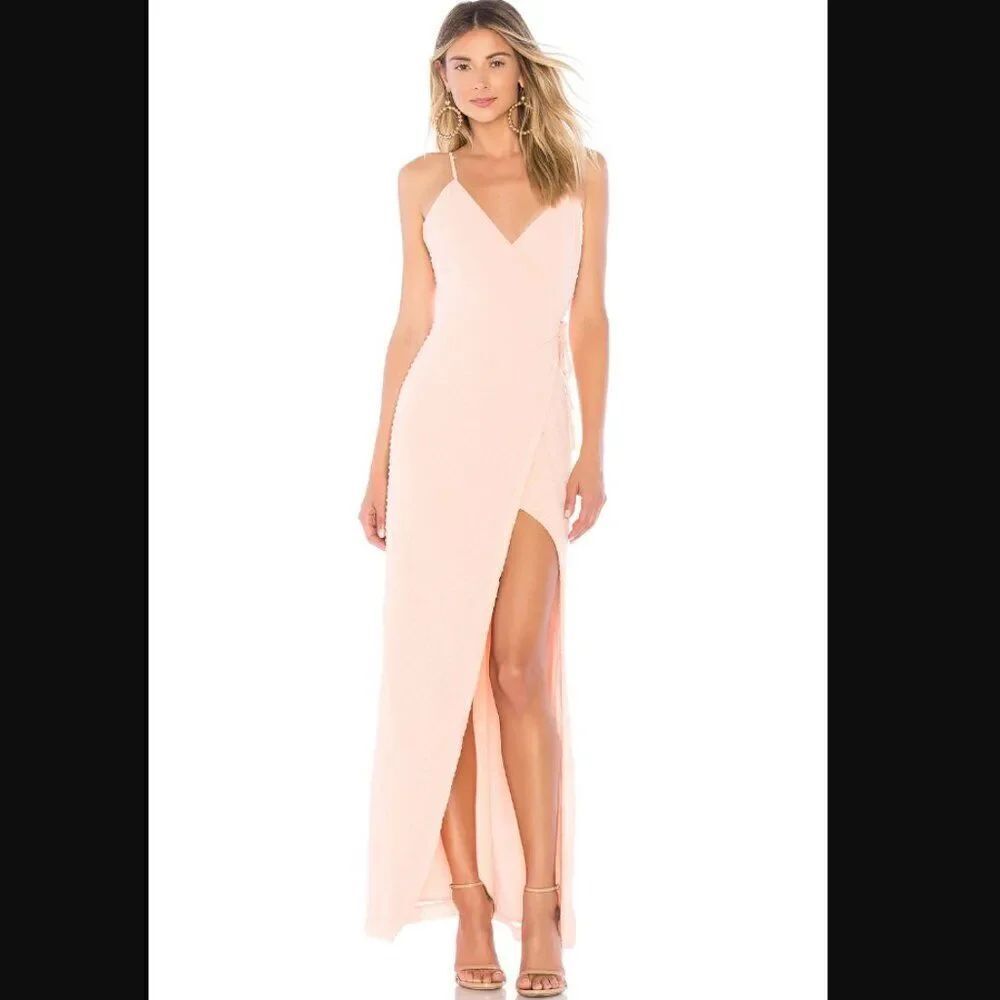 NWT Revolve x Privacy Please Rasika Gown in Blush | Size S